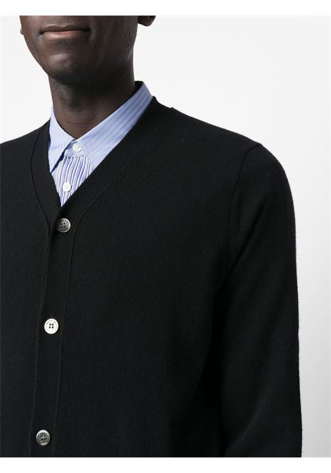 cardigan knit man black COMME DES GARÇONS | FZ-N105-PER1